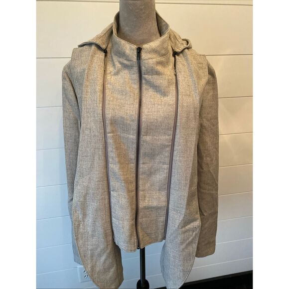 GIASONE Austin Hood Detachable Hood Casual Blazer Jacket Sport Coat Size 42 - Picture 4 of 12